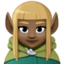 woman elf Emoji on Facebook