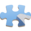 puzzle piece Emoji on Facebook