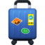 luggage Emoji on Facebook