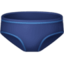 swim brief Emoji on Facebook