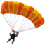 parachute Emoji on Facebook