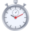 stopwatch Emoji on Facebook