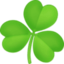 shamrock Emoji on Facebook