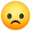 Emoji de cara muy triste en Facebook