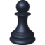 chess pawn Emoji on Facebook