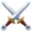 crossed swords Emoji on Facebook