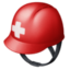 Emoji de casco del trabajador de rescate en Facebook