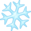 snowflake Emoji on Facebook