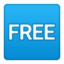 アンドロイド、グーグルのFREEマーク絵文字