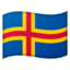 Emoji de bandera de Åland en Android, Google