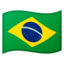 Emoji de bandera de Brasil en Android, Google