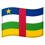 flag: Central African Republic Emoji on Android, Google