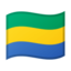 flag: Gabon Emoji on Android, Google