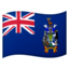 Emoji de bandera de Islas Georgias del Sur y Sandwich del Sur en Android, Google