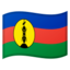 Emoji de bandera de Nueva Caledonia en Android, Google