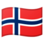 Emoji de bandera de Noruega en Android, Google