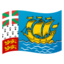 Emoji de bandera de San Pedro y Miquelón en Android, Google