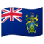 Emoji de bandera de Islas Pitcairn en Android, Google