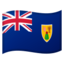 Emoji de bandera de Islas Turcas y Caicos en Android, Google