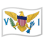 Emoji de bandera de Islas Vírgenes de los Estados Unidos en Android, Google