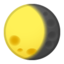 waning gibbous moon Emoji on Android, Google