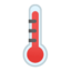 thermometer Emoji on Android, Google