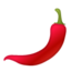 Emoji de pimiento picante en Android, Google