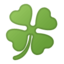 shamrock Emoji on Android, Google