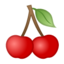 Emoji de cerezas en Android, Google