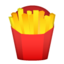 french fries Emoji on Android, Google