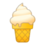 Emoji de helado de crema en Android, Google