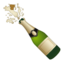 bottle with popping cork Emoji on Android, Google