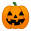 Emoji de calabaza de Halloween en Android, Google