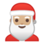 Emoji de Papá Noel en Android, Google