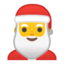 Santa Claus Emoji on Android, Google