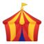 tent Emoji on Android, Google