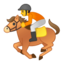 Emoji de carreras de caballos en Android, Google