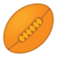 rugby football Emoji on Android, Google