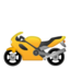 Emoji de motocicleta en Android, Google