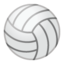 Emoji de balón de voleibol en Android, Google