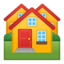 Emoji de casas en Android, Google