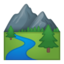 Emoji de parque nacional en Android, Google