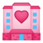 Emoji de hotel del amor en Android, Google