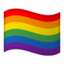 Emoji de bandera del orgullo gay en Android, Google