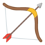 bow and arrow Emoji on Android, Google