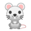 mouse Emoji on Android, Google