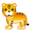 tiger Emoji on Android, Google