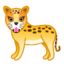 leopard Emoji on Android, Google