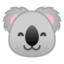 bear Emoji on Android, Google