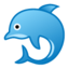 dolphin Emoji on Android, Google